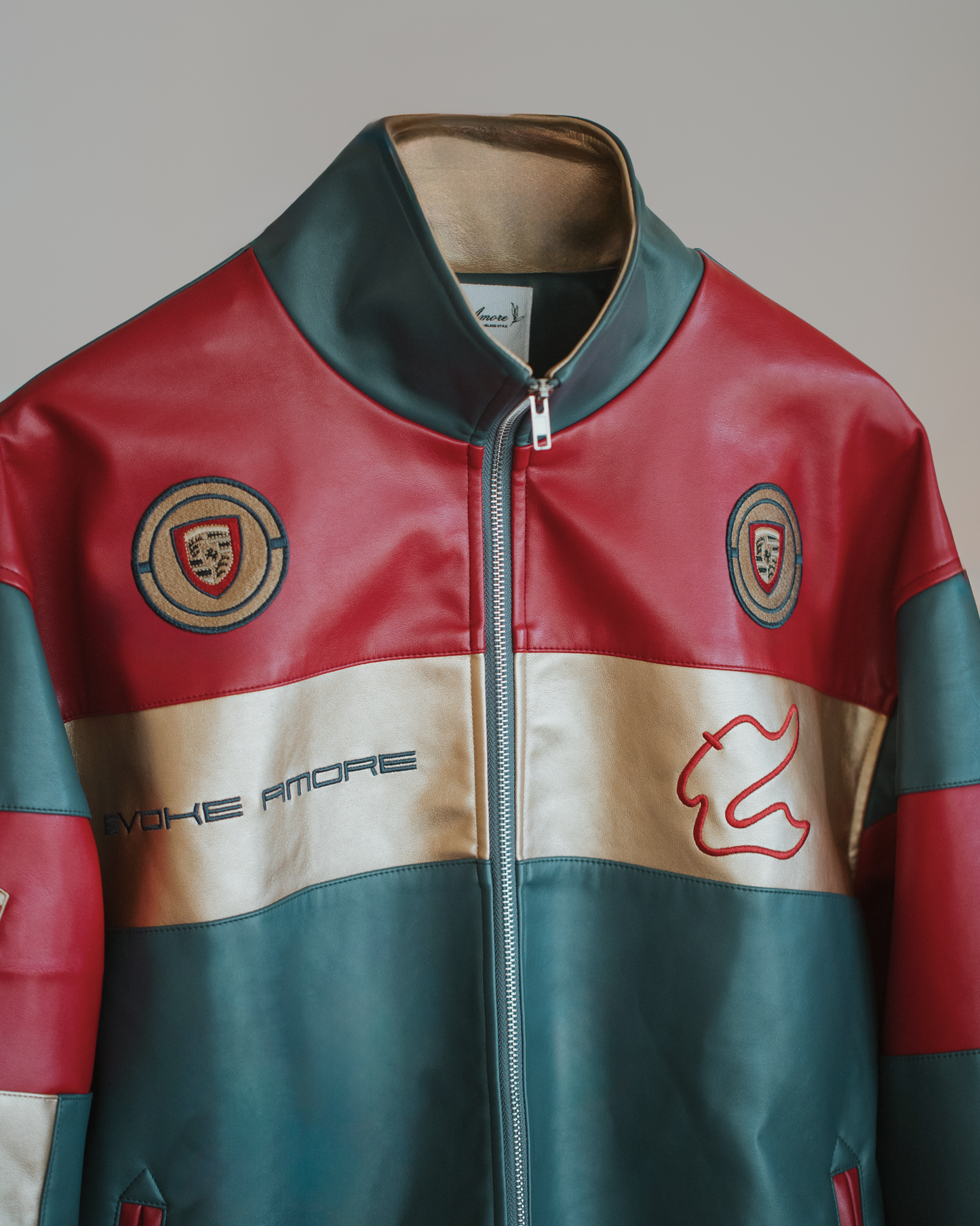 Leather Race Jacket