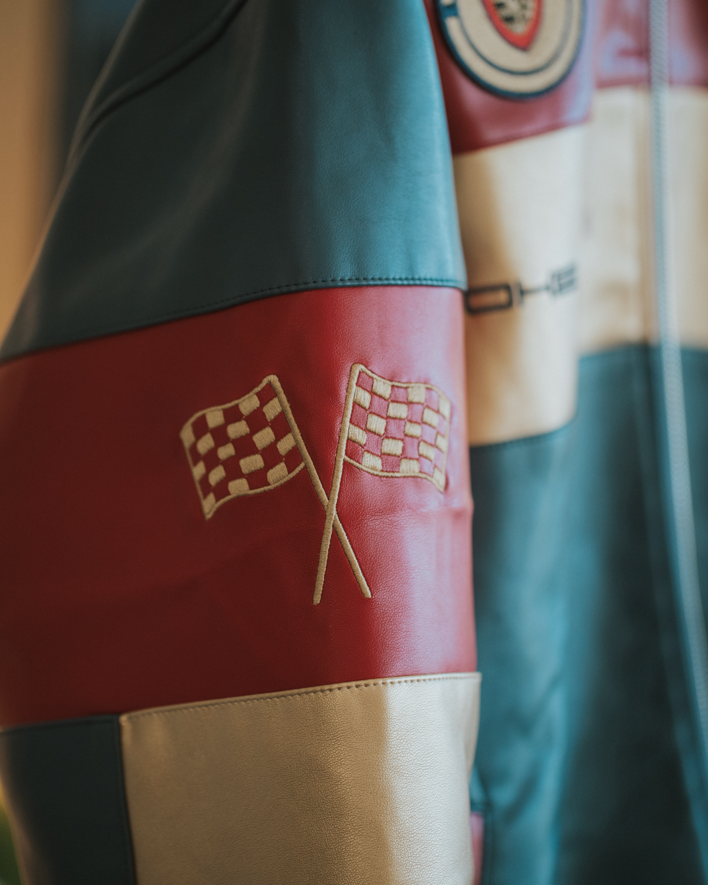 Leather Race Jacket