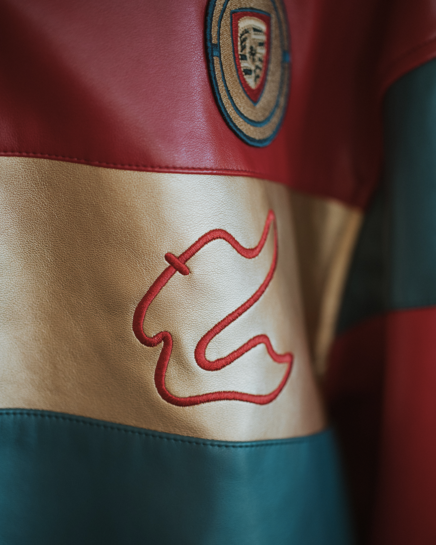 Leather Race Jacket
